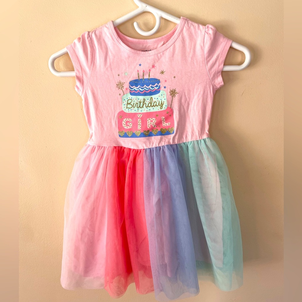 Carters size 5T birthday girl dress